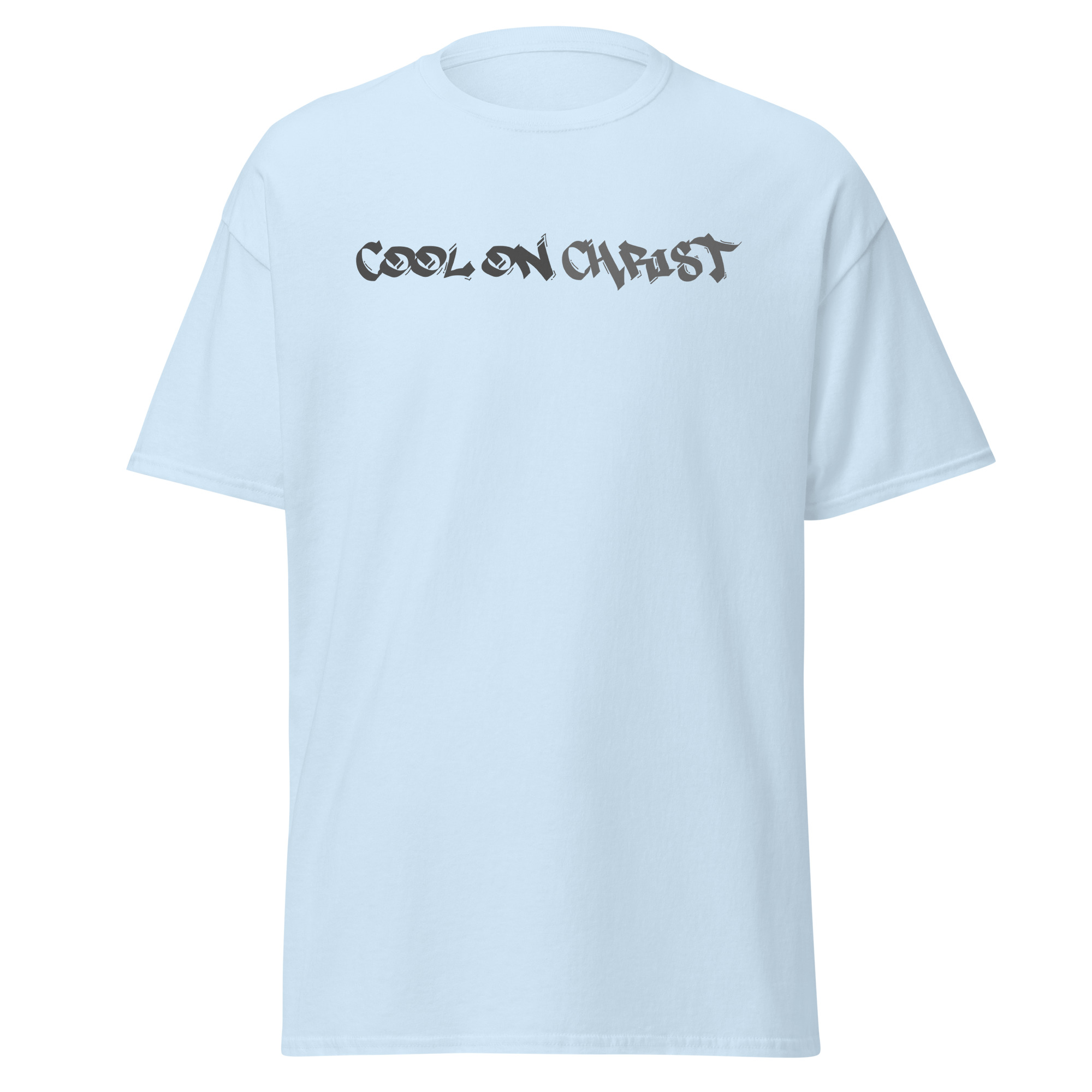 COOL ON CHRIST Grafitti Grey Unisex Gildan classic tee