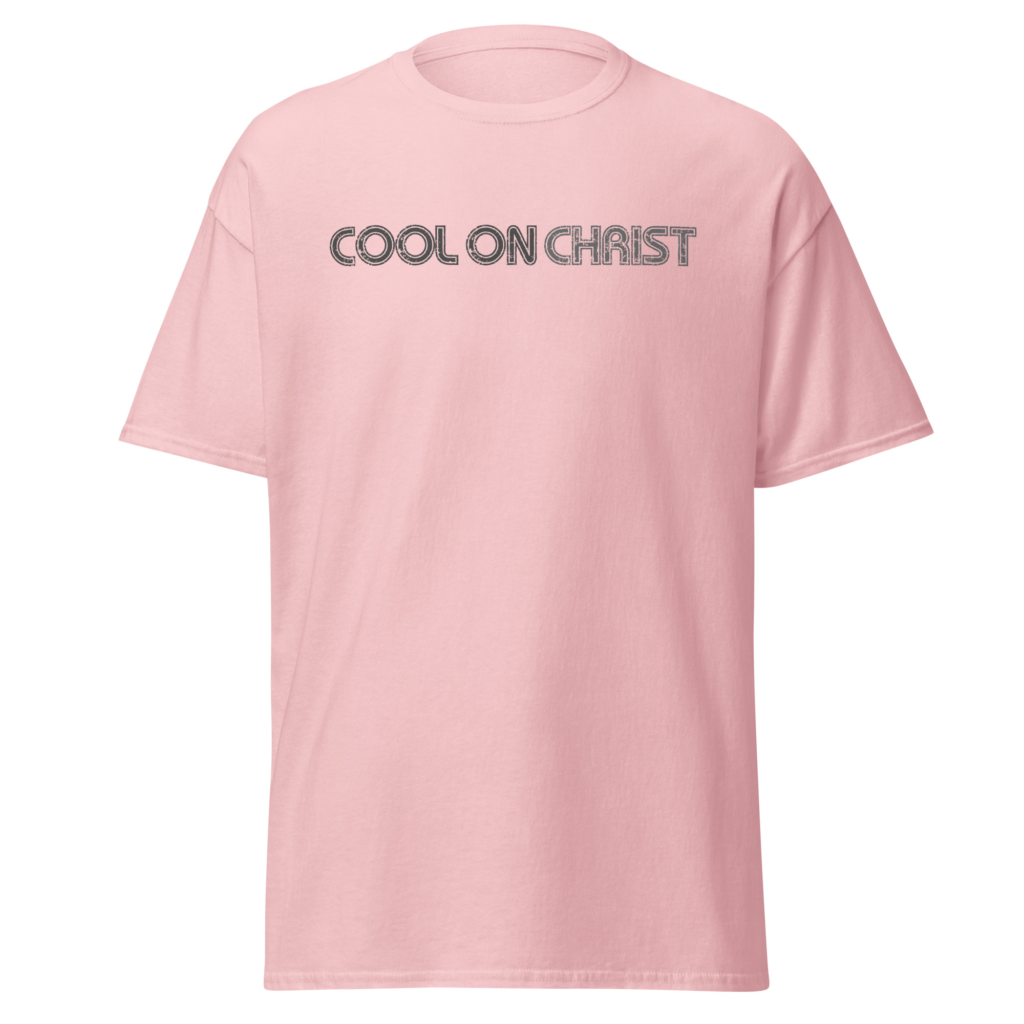 COOL ON CHRIST Retro Grey Unisex Gildan classic tee - Image 10