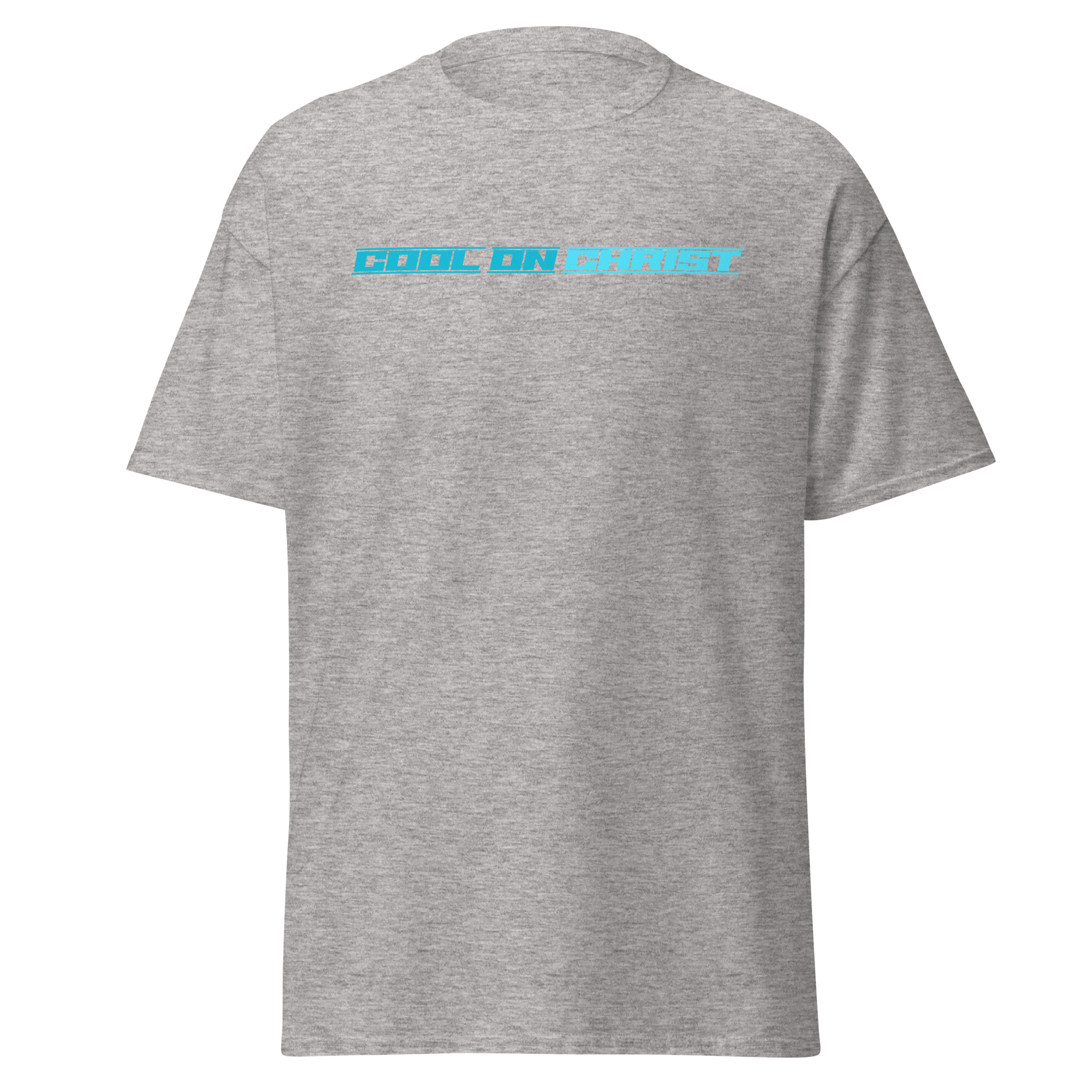 COOL ON CHRIST Modern Blue Unisex Gildan classic tee - Image 8
