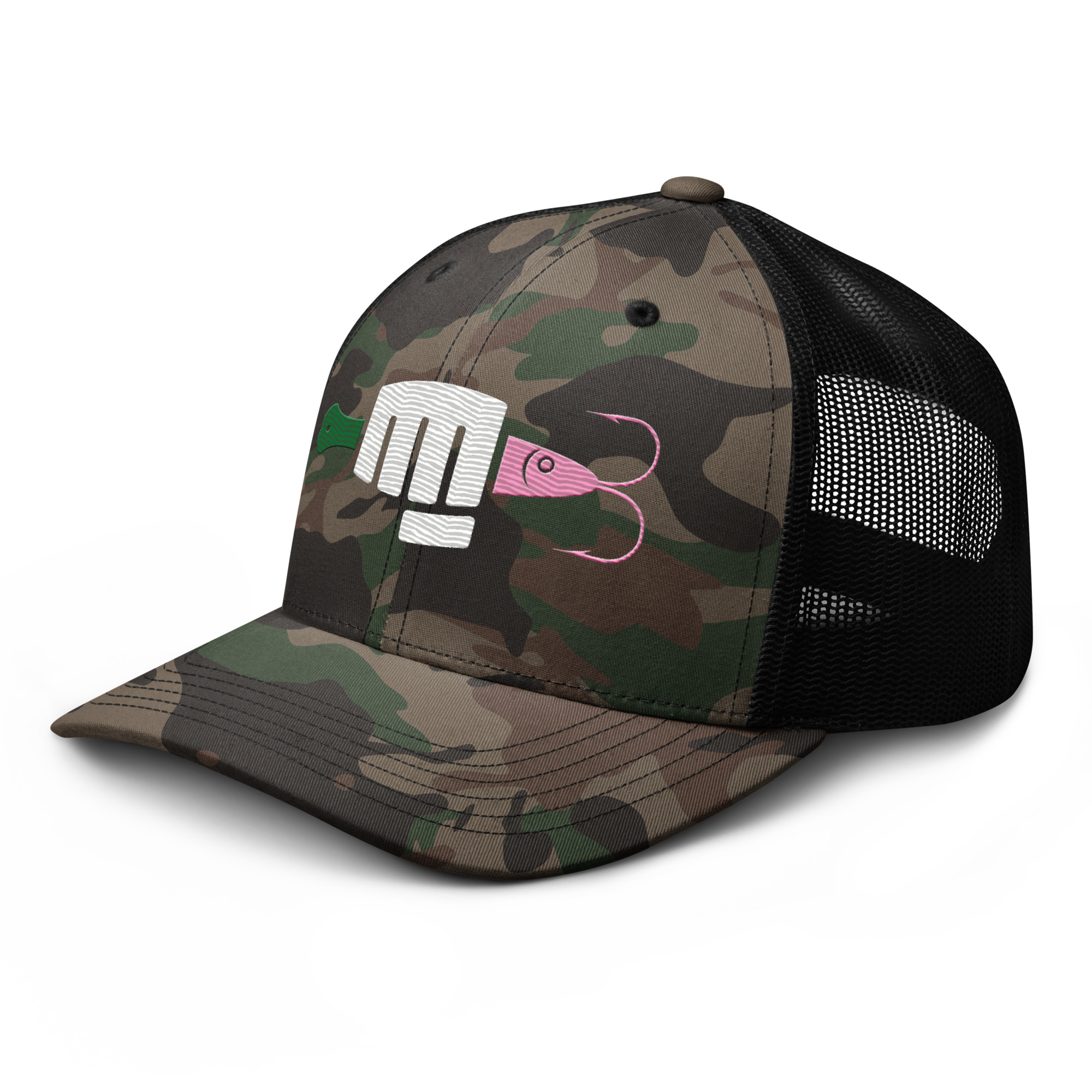 FIST PUNCH & JIGGER: REPUBLIC (Stylized) Camouflage trucker hat - Image 3