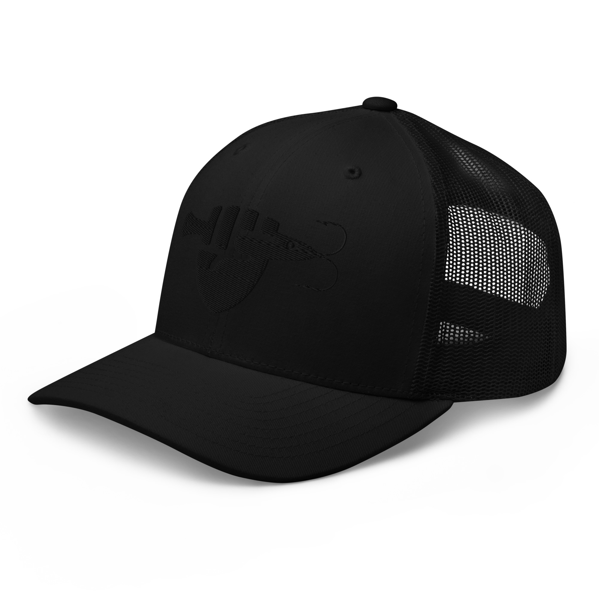 FIST & JIGGER (Black Logo) Trucker Cap - Image 4