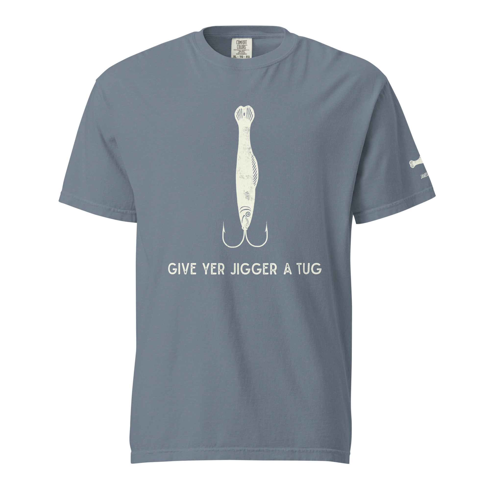 GIVE YER JIGGER A TUG Unisex garment-dyed heavyweight t-shirt - Image 27