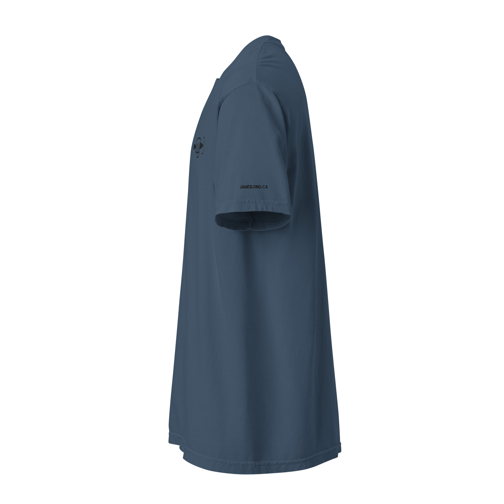 FIST PUNCH & JIGGER: Stylized (Embroidered Black) Unisex garment-dyed heavyweight t-shirt - Image 9