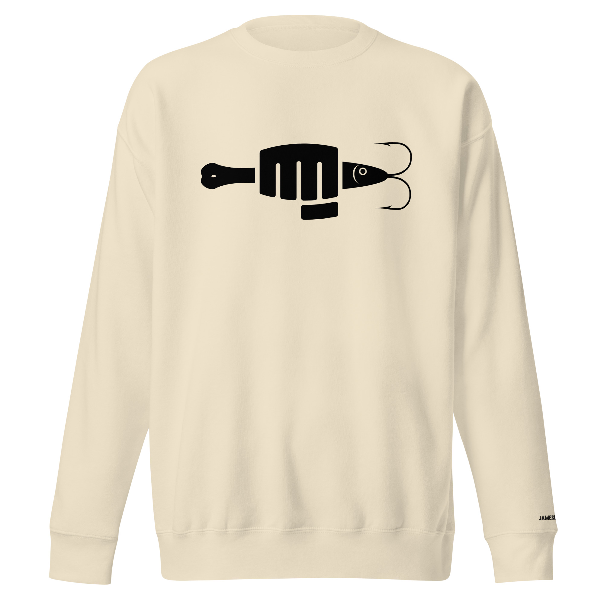 FIST PUNCH & JIGGER: Stylized Black Unisex Premium Sweatshirt - Image 9