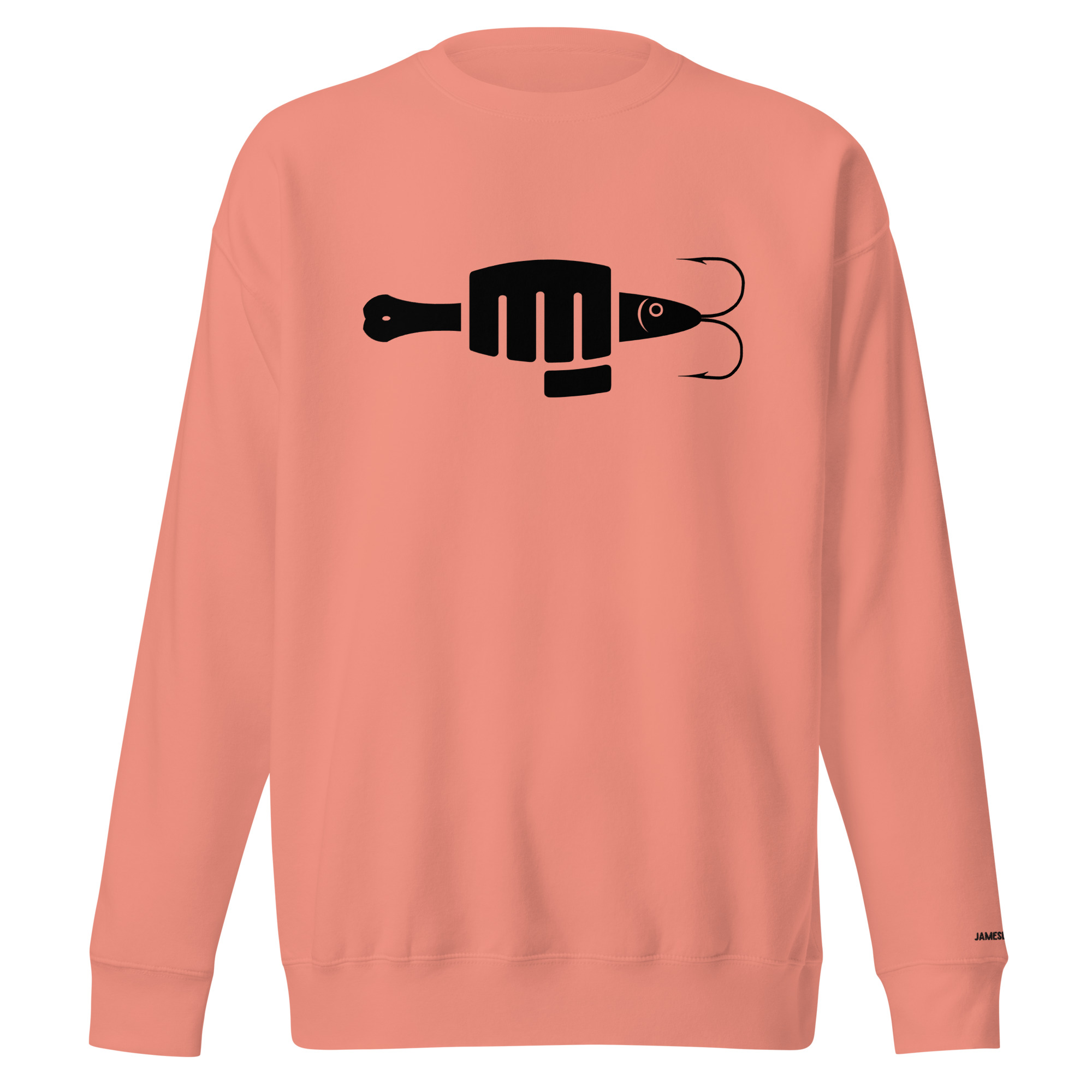 FIST PUNCH & JIGGER: Stylized Black Unisex Premium Sweatshirt - Image 5