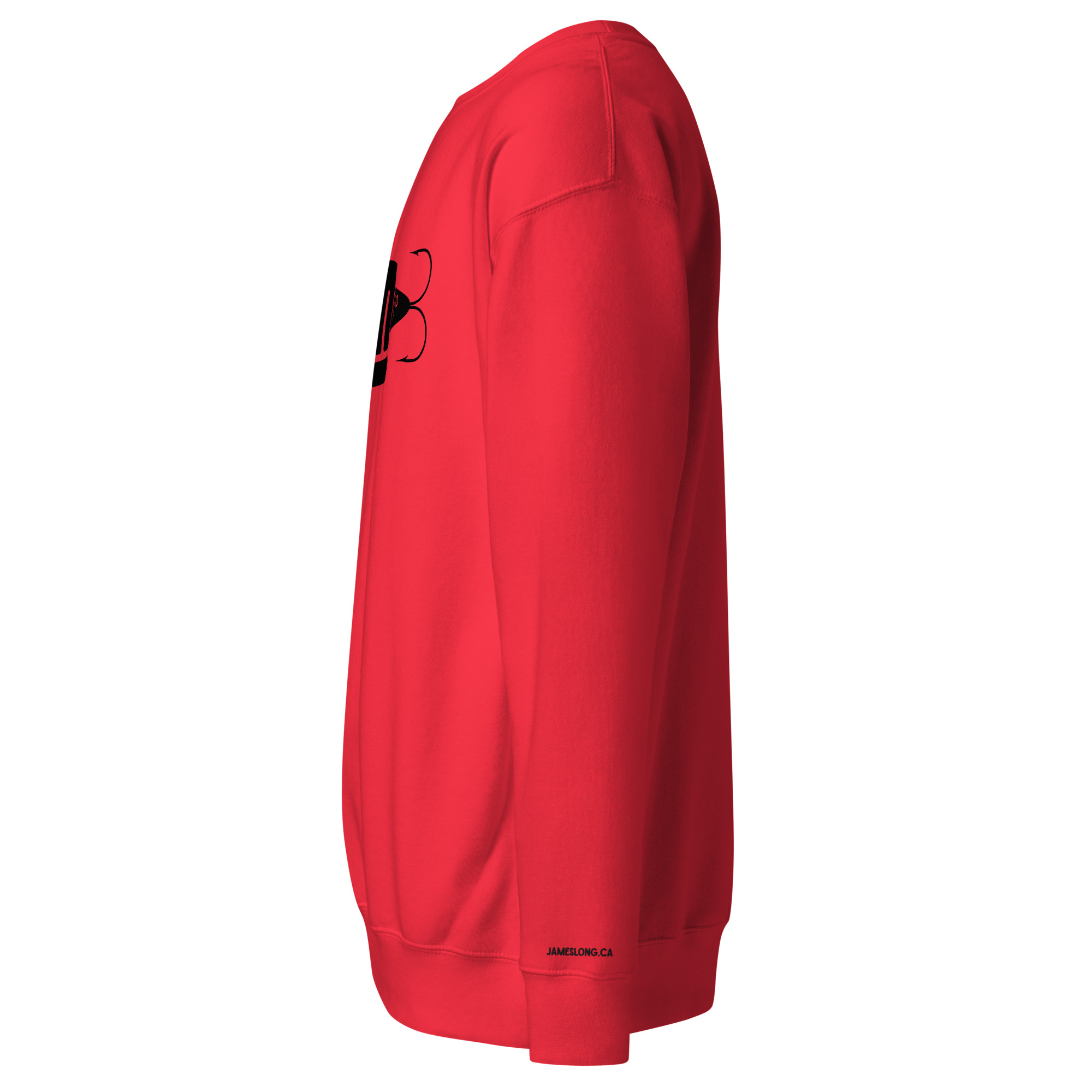 FIST PUNCH & JIGGER: Stylized Black Unisex Premium Sweatshirt - Image 4